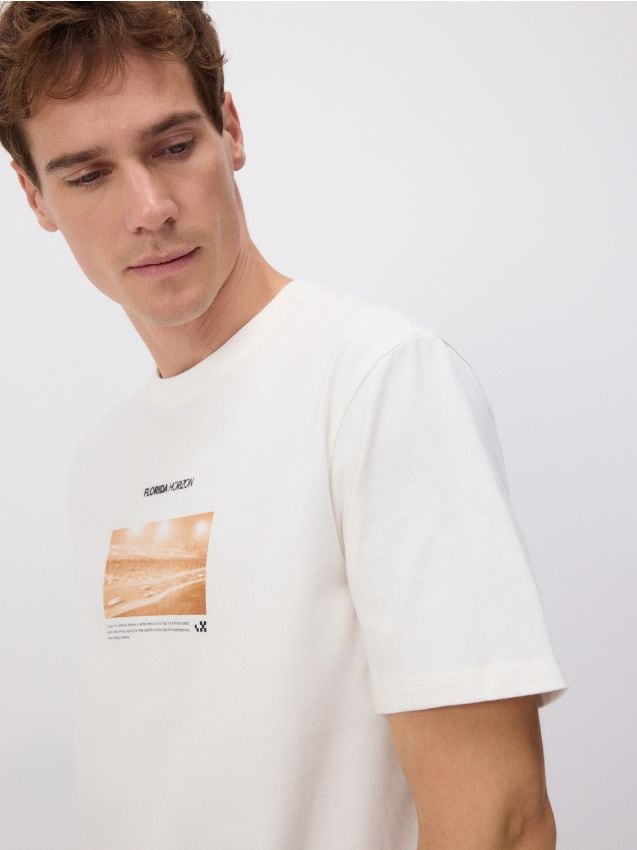 Regular fit T-shirt with back print