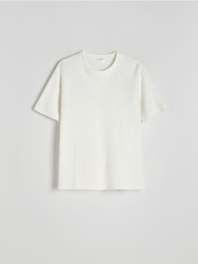 Strukturalny t-shirt relaxed fit