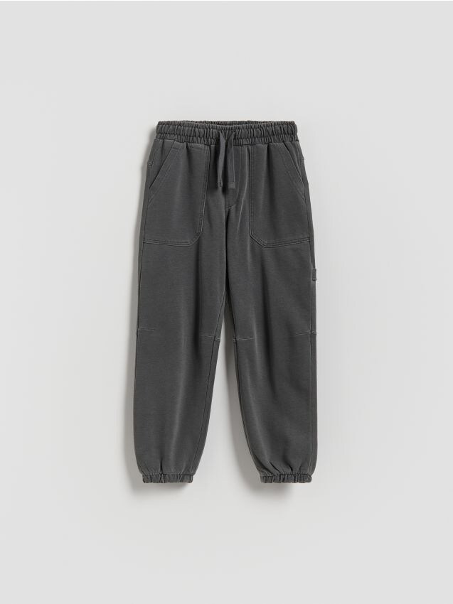 Reserved - BOYS` TROUSERS - gri-închis