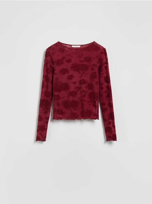 Reserved - LADIES` BLOUSE - maro