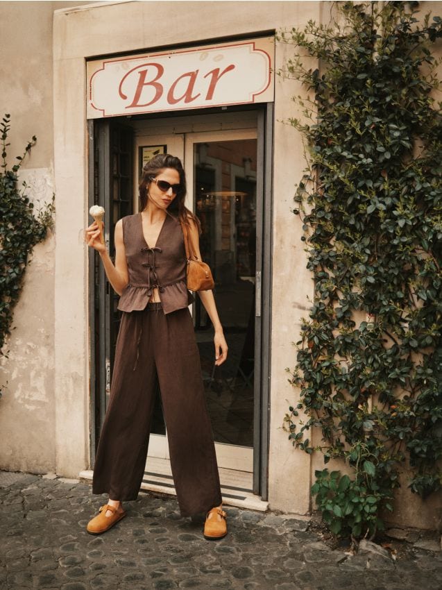 Palazzo trousers - RESERVED