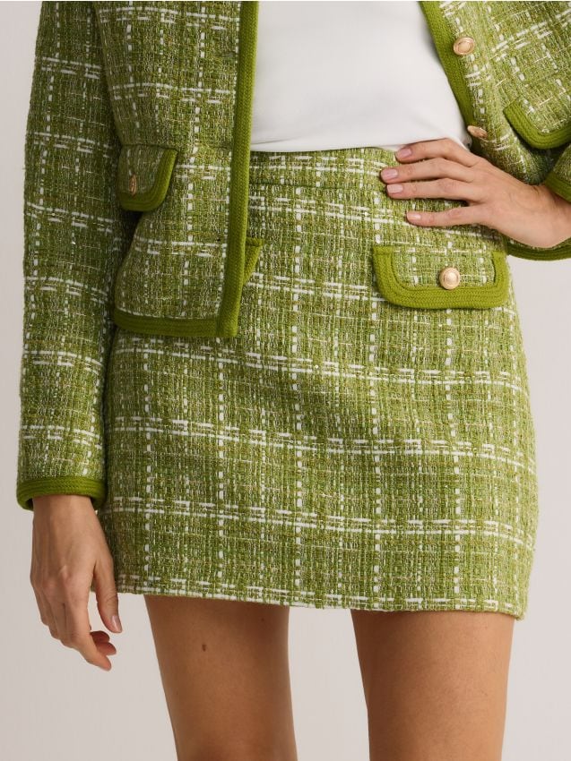 Tweed minirok - RESERVED