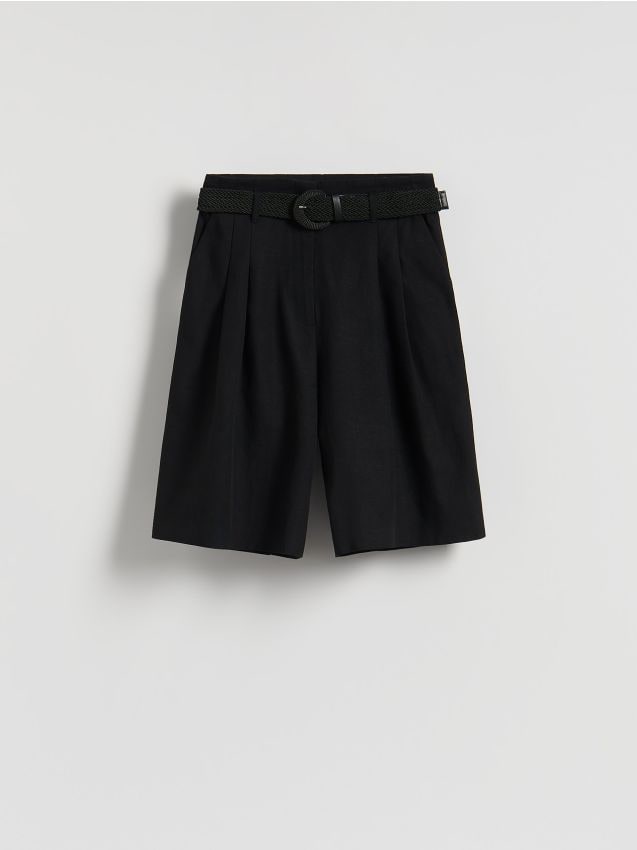 Belted bermuda shorts - RESERVED
