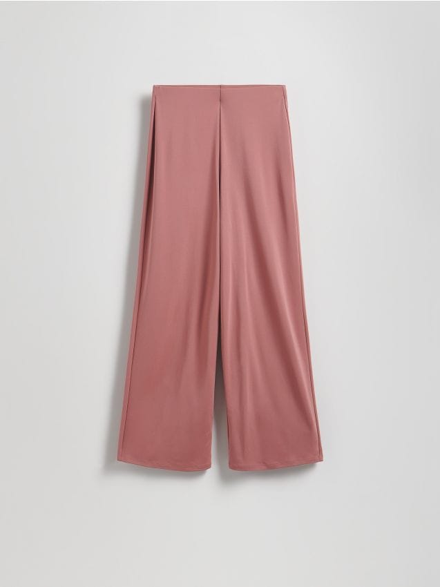 Široke pantalone s modalom - RESERVED