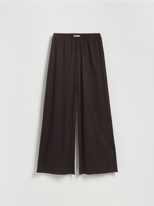 Loose trousers with viscose - RESERVED