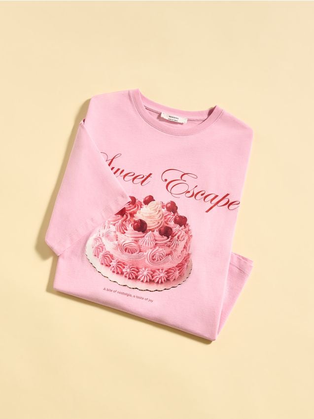 T-shirt with print - RESERVED