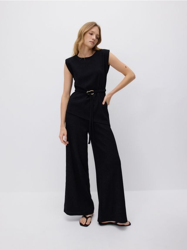 Structural fabric trousers - RESERVED