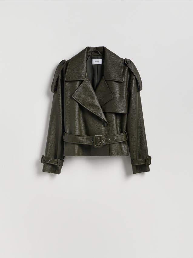 LADIES` OUTER JACKET & BELT - RESERVED