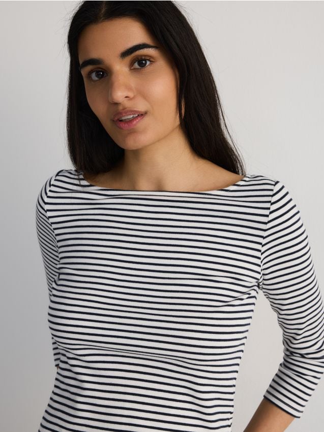 Cotton long sleeve T-shirt - RESERVED