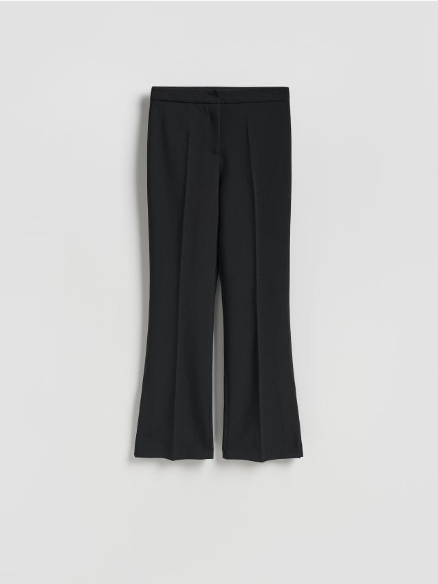 Reserved - Pantaloni cu deschizătură - negru