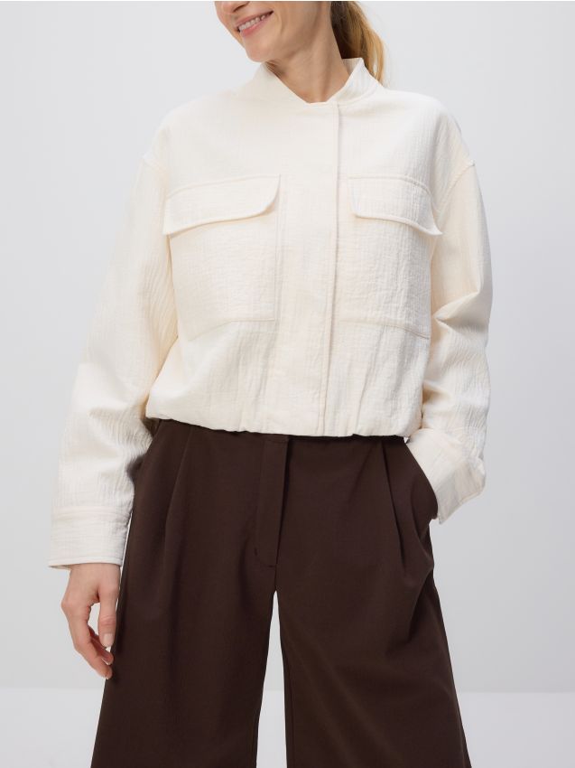 Cotton bomber jacket - RESERVED