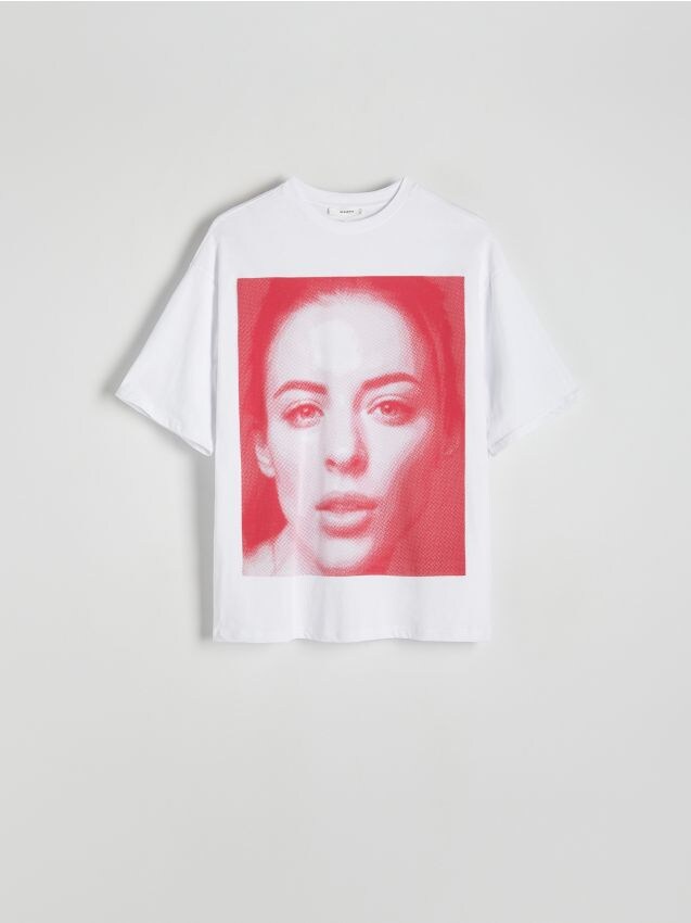 Reserved - ladies` t-shirt - roz-aprins