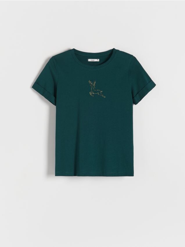 DAMEN Hemden & T-Shirts Stickerei D.F.BOW T-Shirt Grün L Rabatt 98 % 