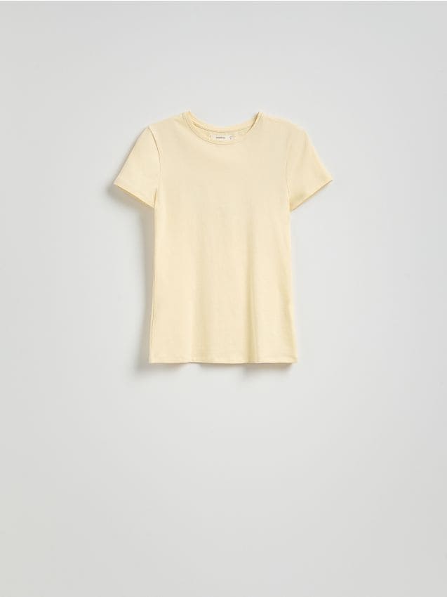 Slim fit cotton T-shirt - RESERVED