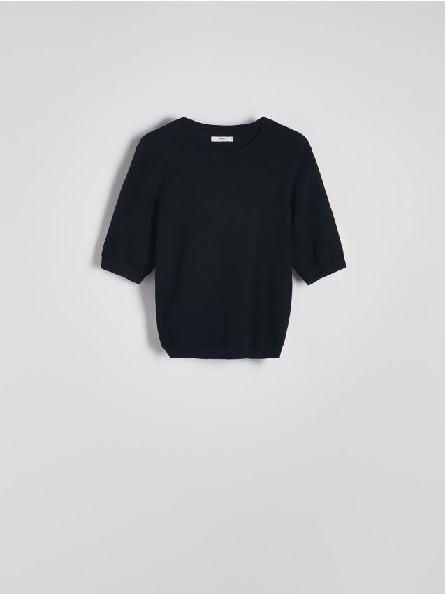 Viscose rich jersey top - RESERVED