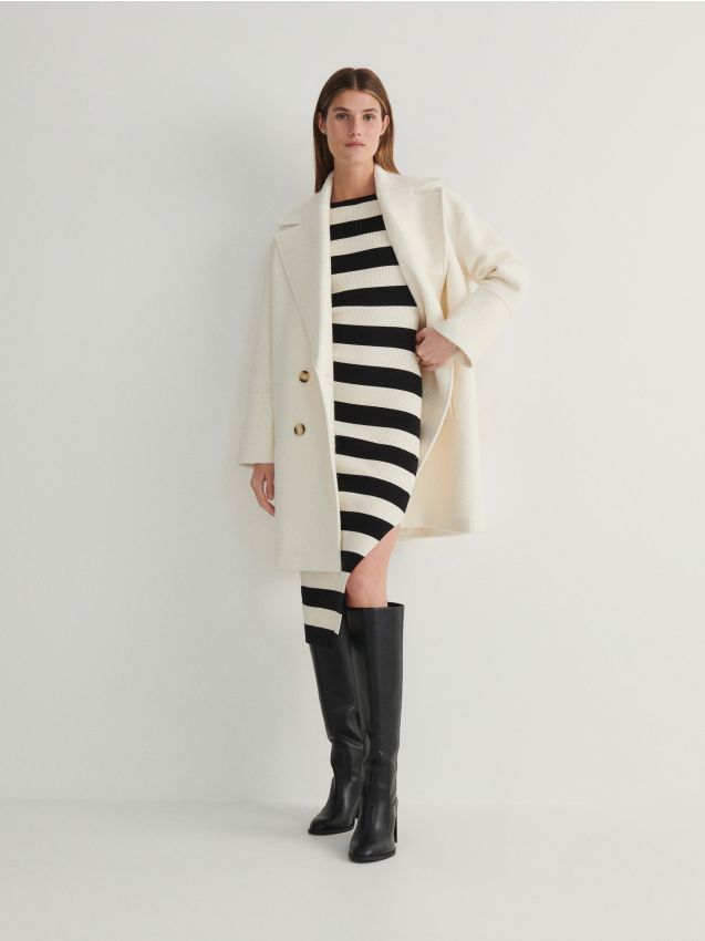 Fitted rib knit dress - RESERVED