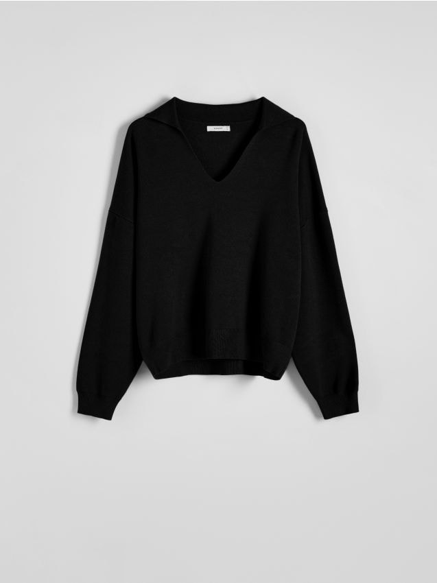 Reserved - Pulover oversized - negru