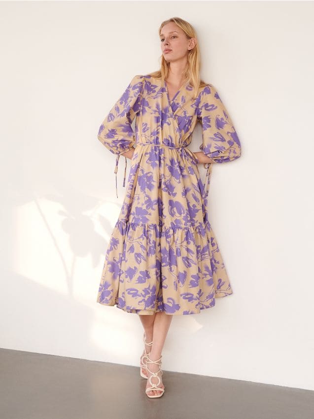 Zahra simply wrapped hotsell dress